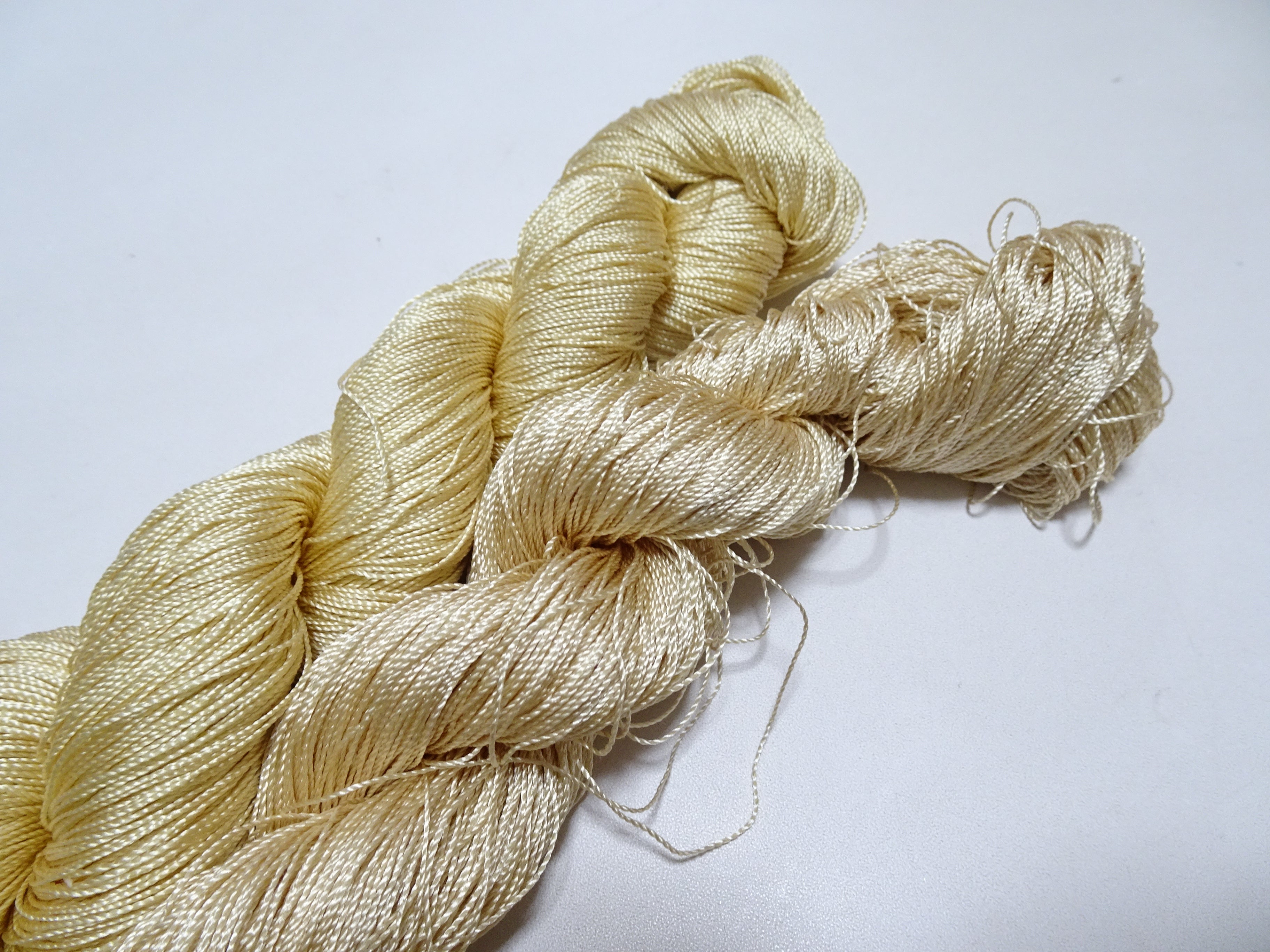 Japanese Vintage Twisted Silk Thread 2sets Embroidery & Weaving 17801