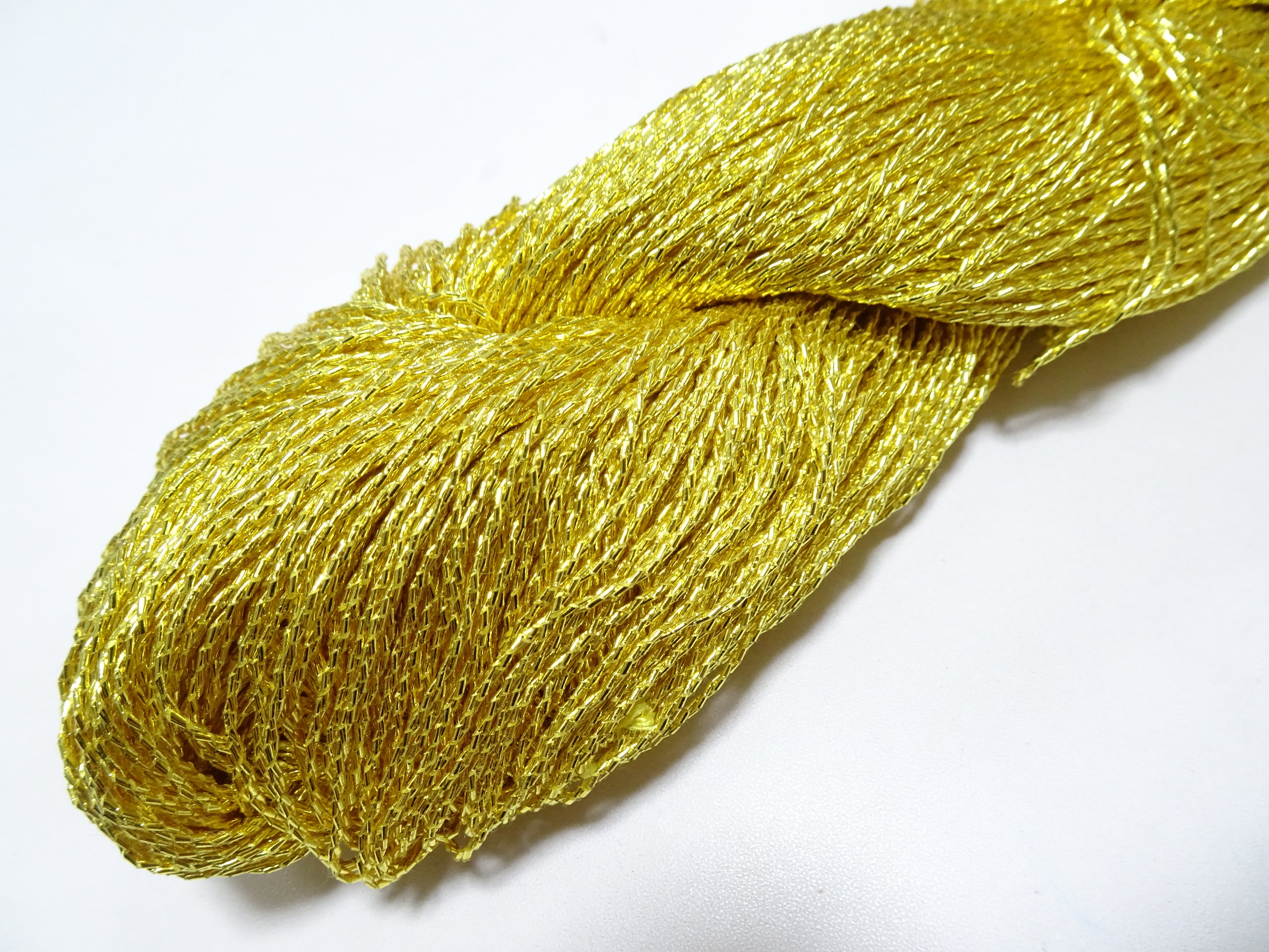 Special price!!　Japanese Vintage Rare Double Twist Gold leaf thread Embroidery 500M 1.30mm 16676