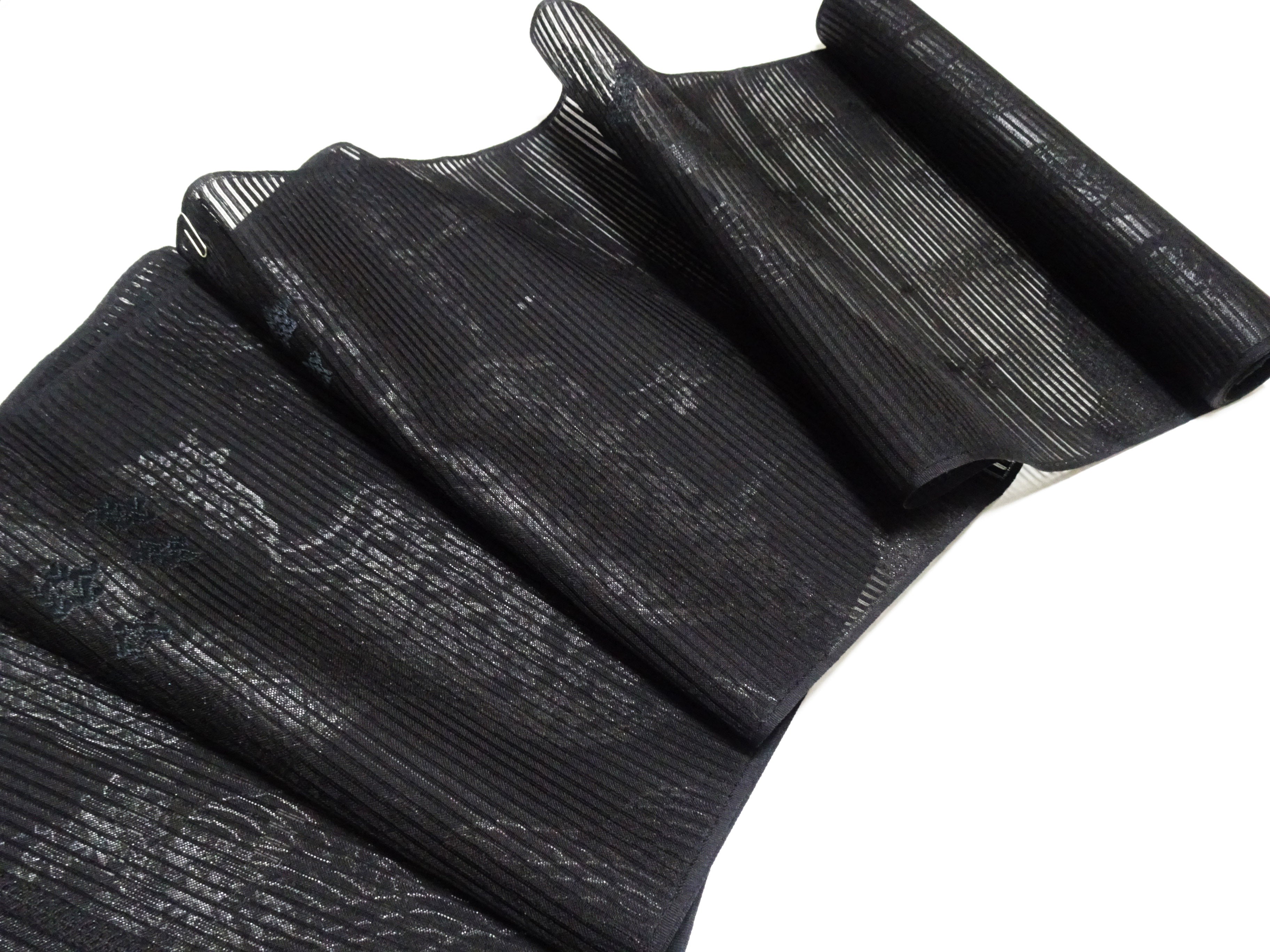 Japanese Ro Silk Bolts  Black / Omi Dyeing 17503