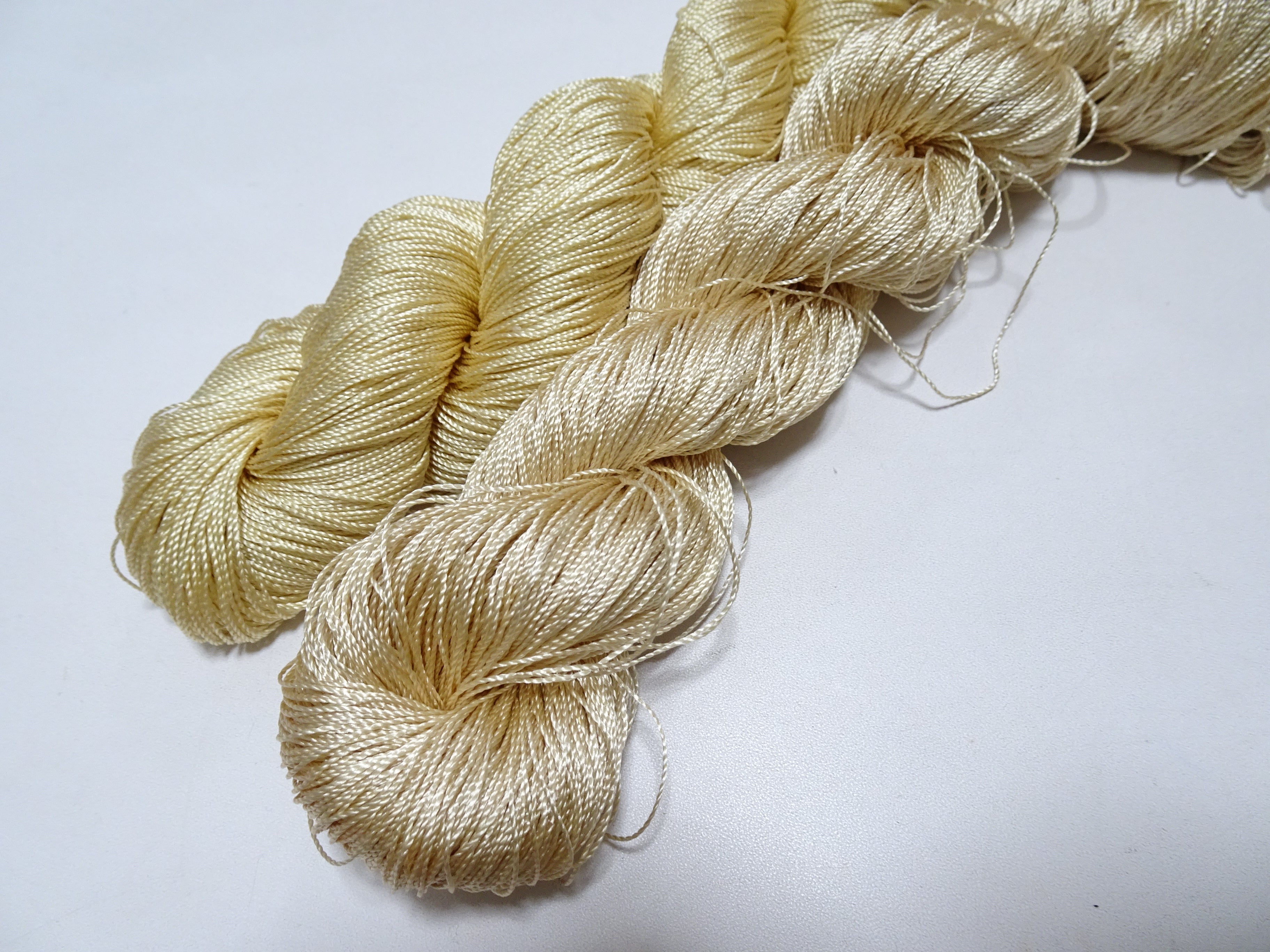 Japanese Vintage Twisted Silk Thread 2sets Embroidery & Weaving 17801