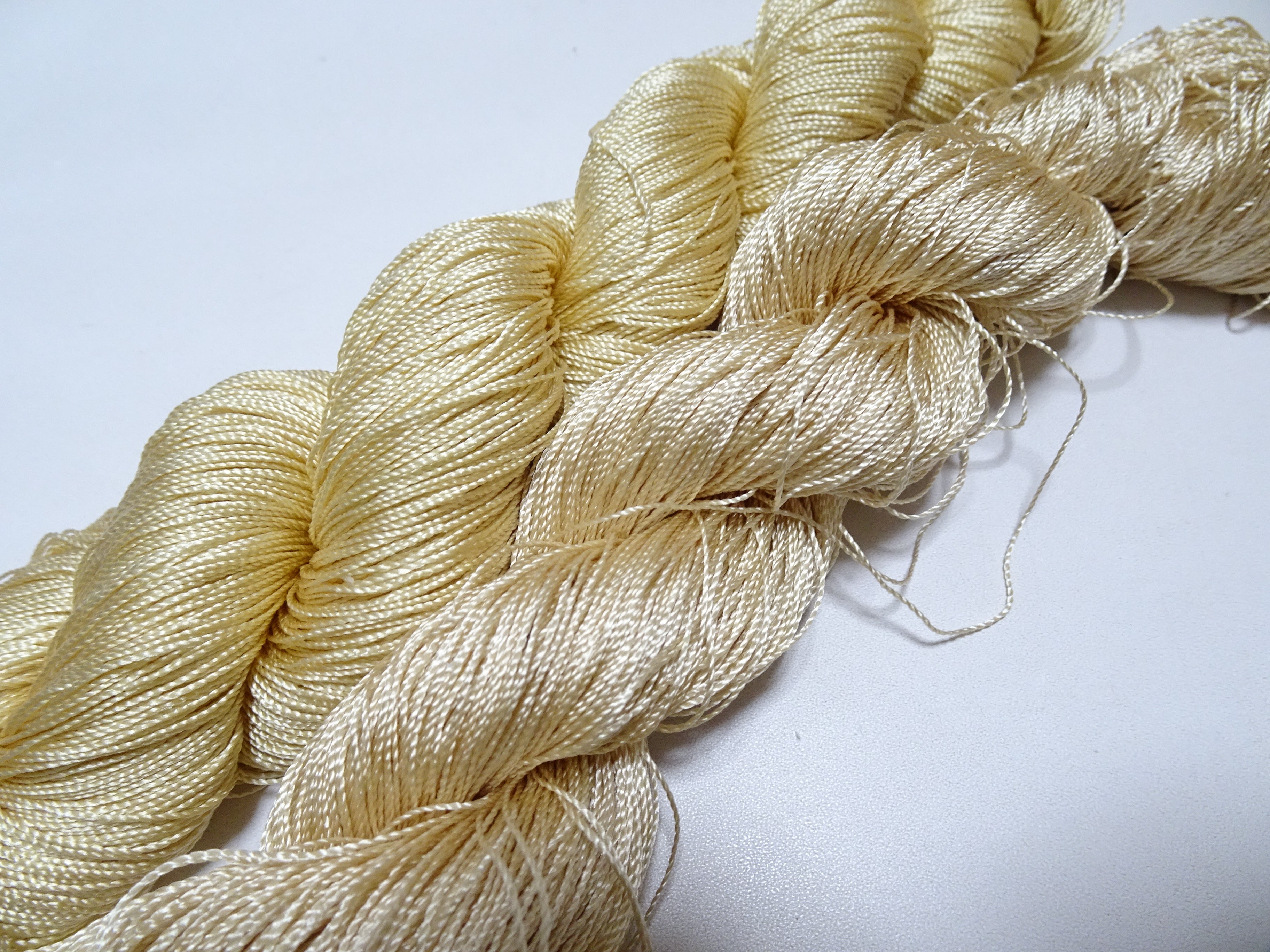 Japanese Vintage Twisted Silk Thread 2sets Embroidery & Weaving 17801