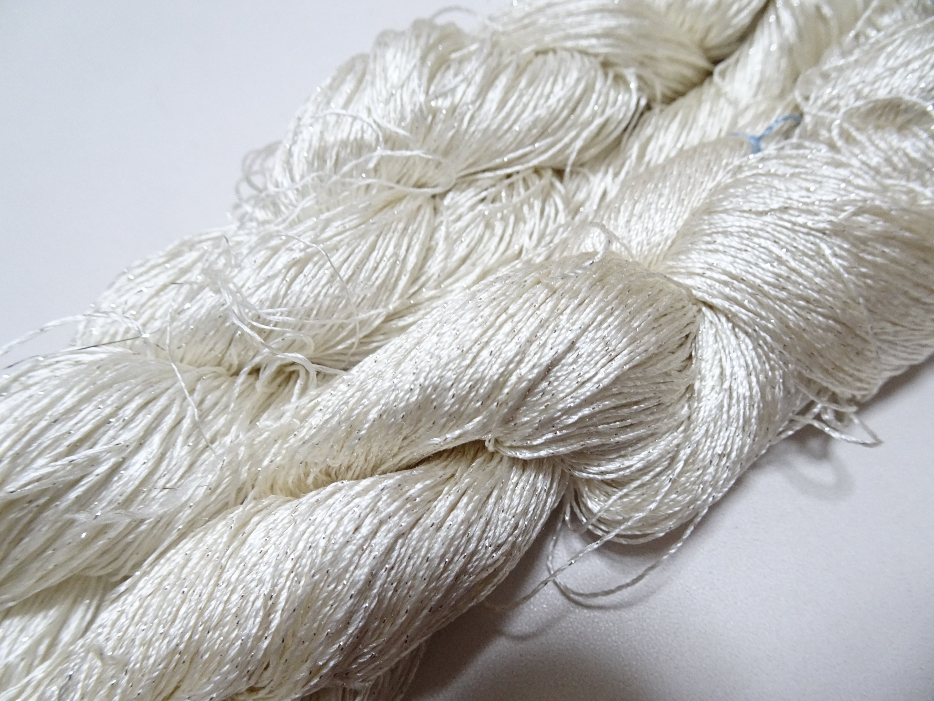 Japanese Vintage High Class Rare Silk Thread 2sets Mixture of Silver embroidery 15982