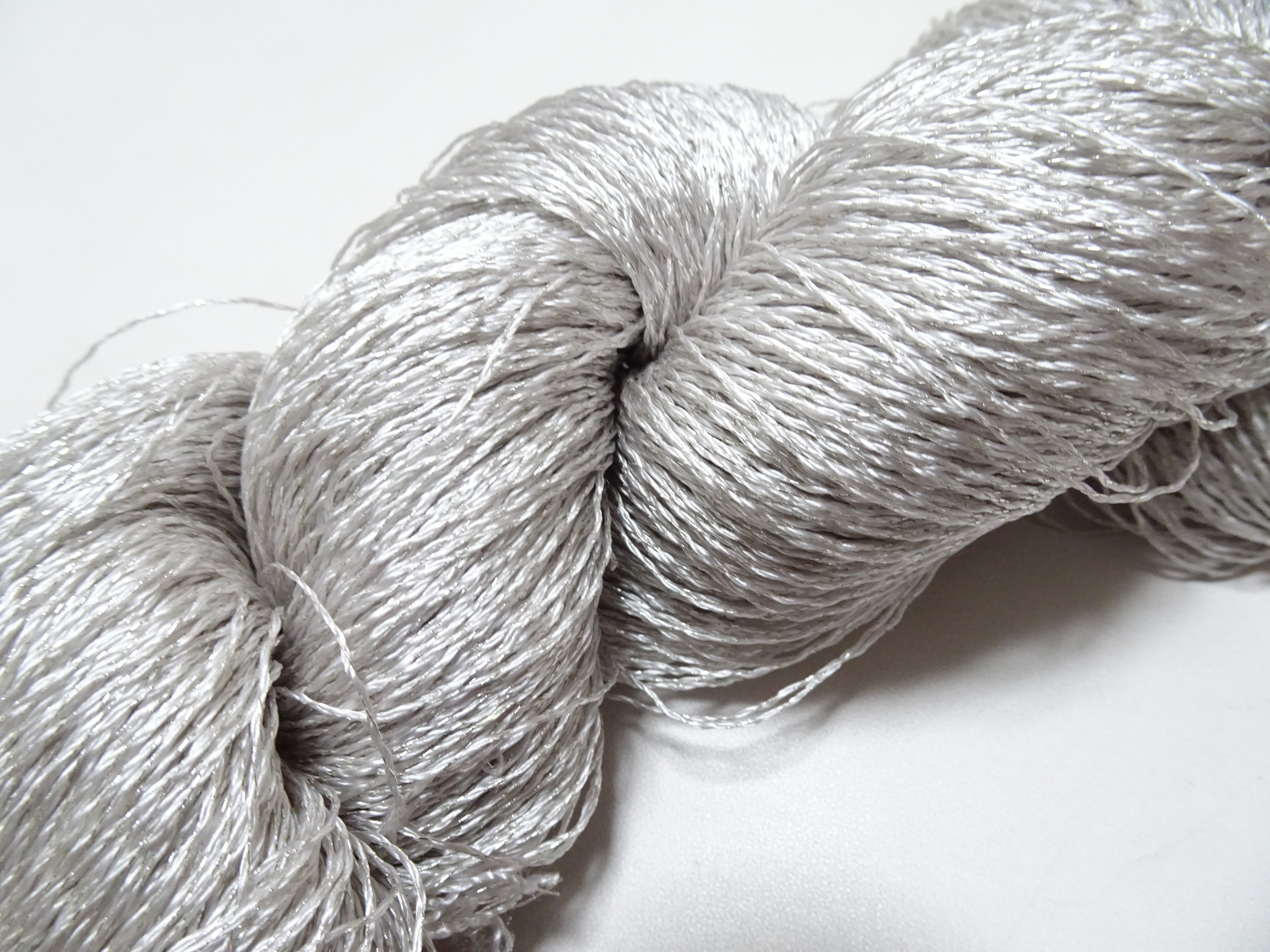 Japanese Vintage High Class Rare Silk Thread Mixture of Silvert embroidery 18494