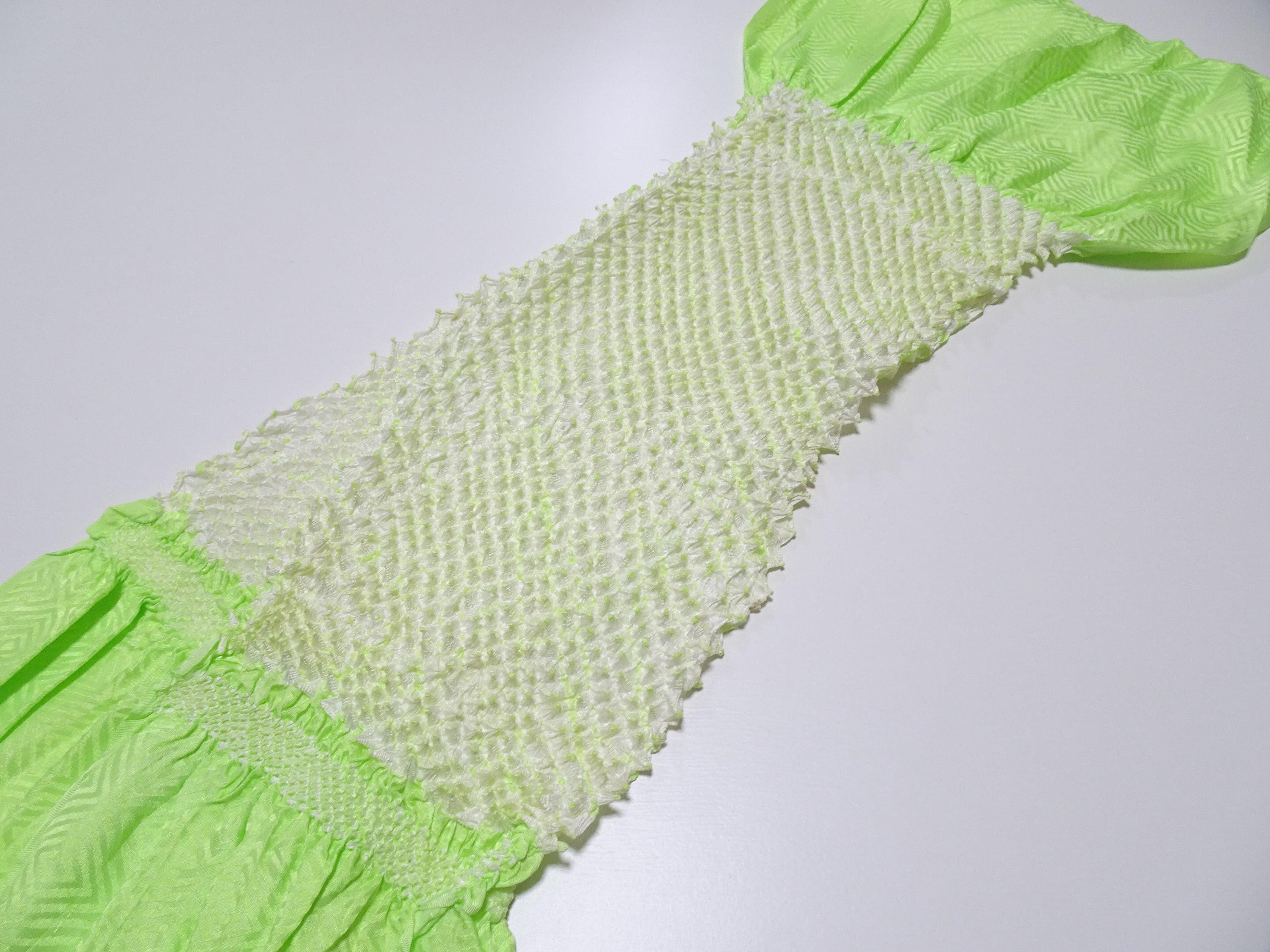 Japanese Kimono Silk Obi Age Shibori  18083