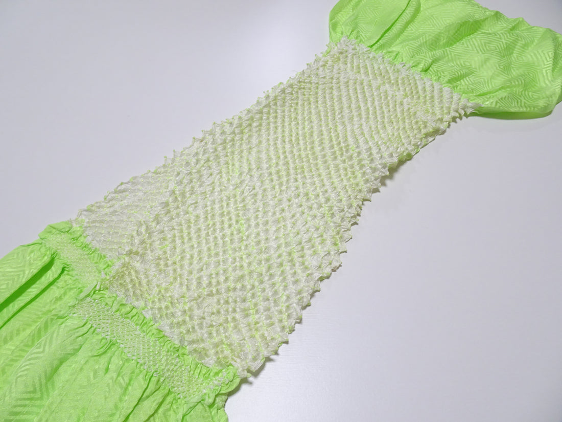 Japanese Kimono Silk Obi Age Shibori  18083