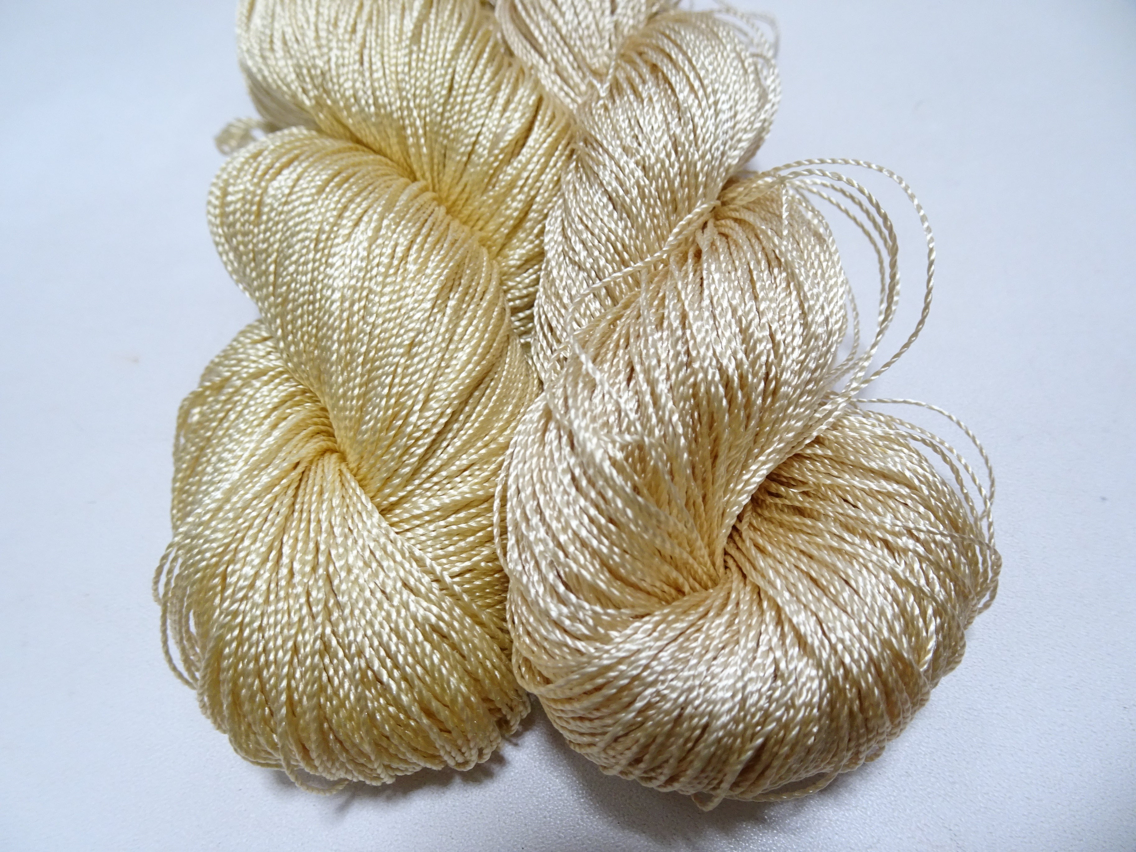 Japanese Vintage Twisted Silk Thread 2sets Embroidery & Weaving 17801