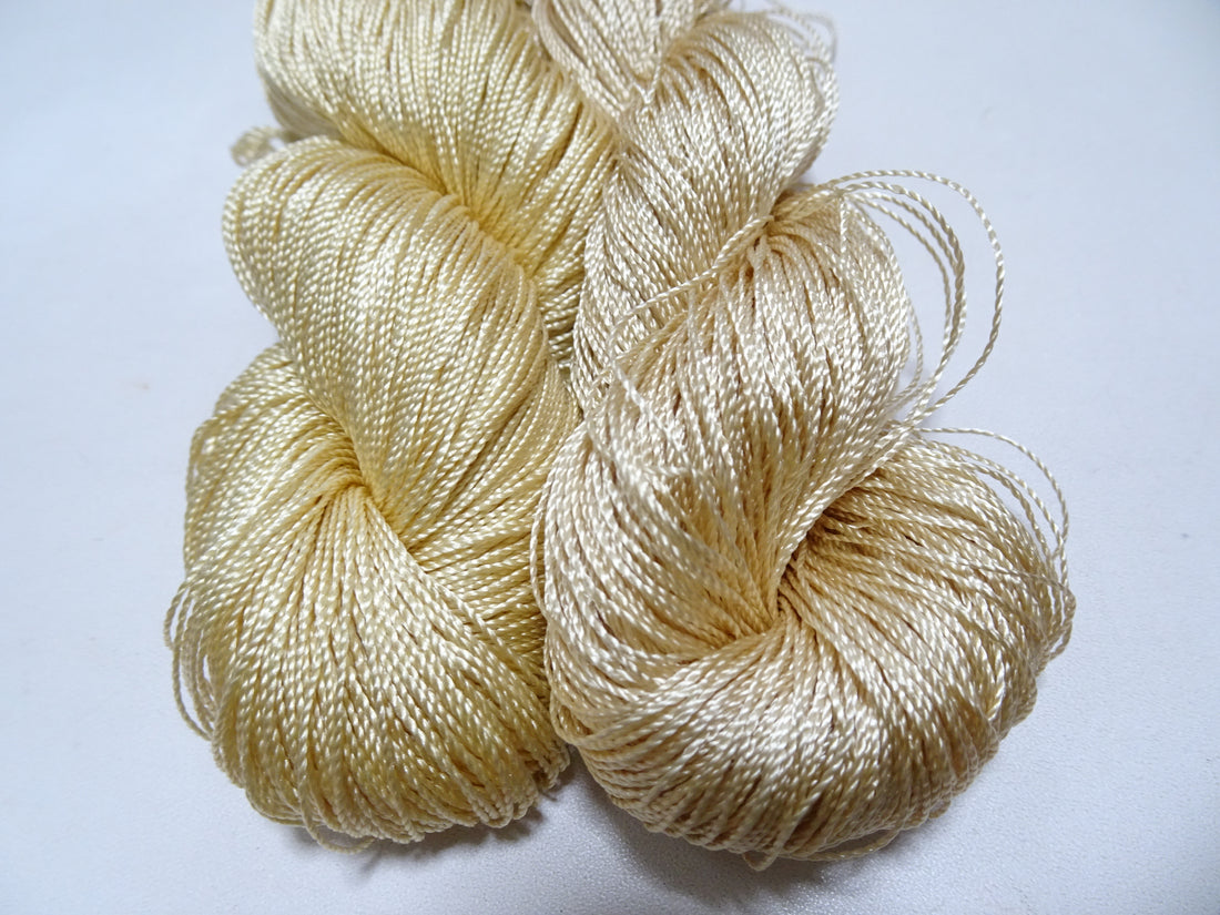Japanese Vintage Twisted Silk Thread 2sets Embroidery & Weaving 17801