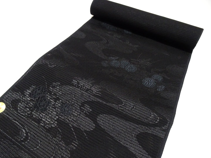 Japanese Ro Silk Bolts  Black / Omi Dyeing 17504