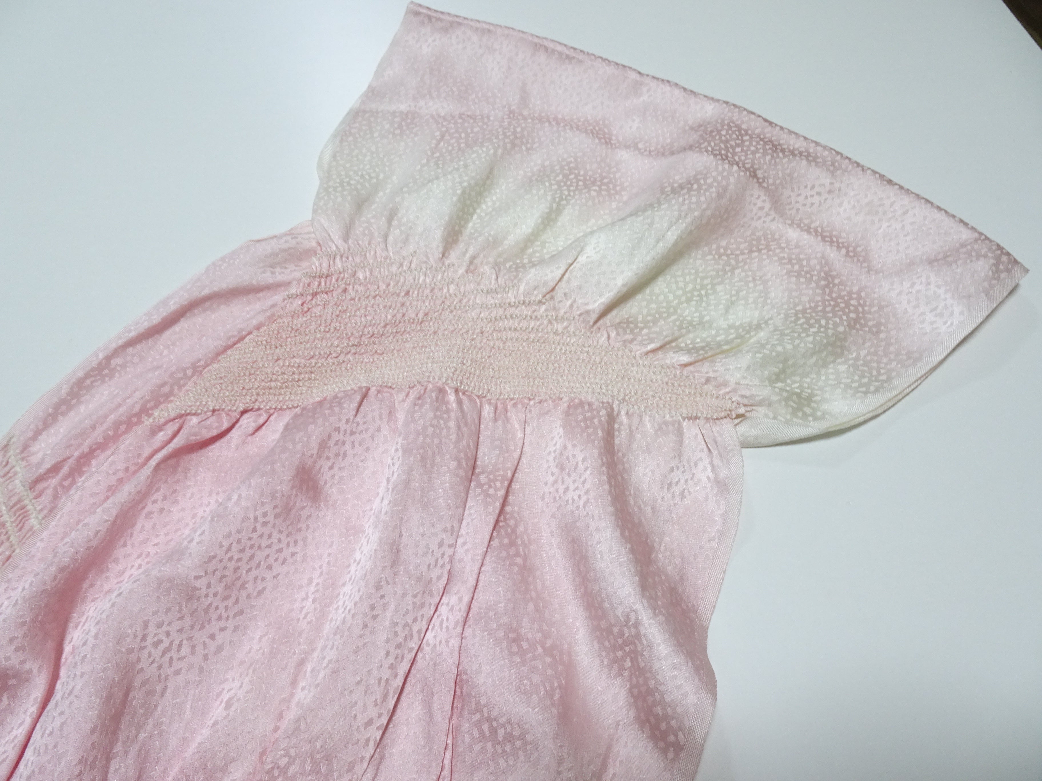 Japanese Kimono Silk Obi Age Shibori  18084