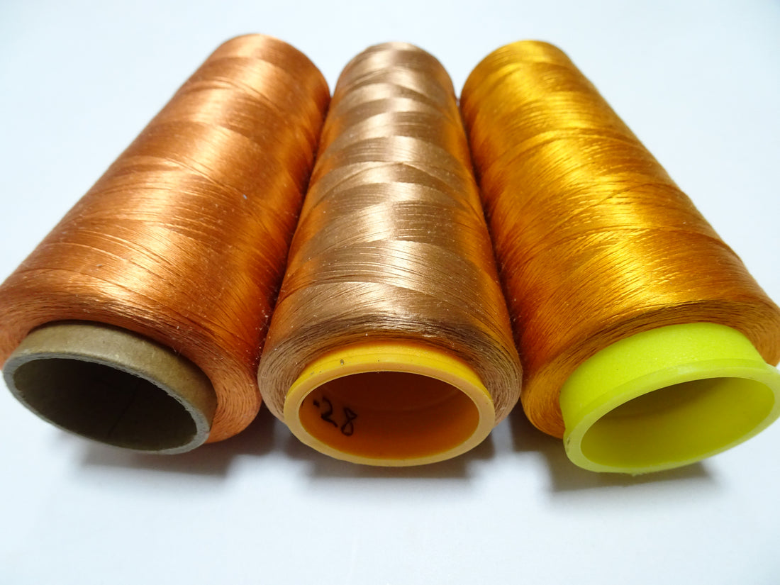 Special Price!! Japanese vintage silk thread 3sets Over 6000M embroidery 15254