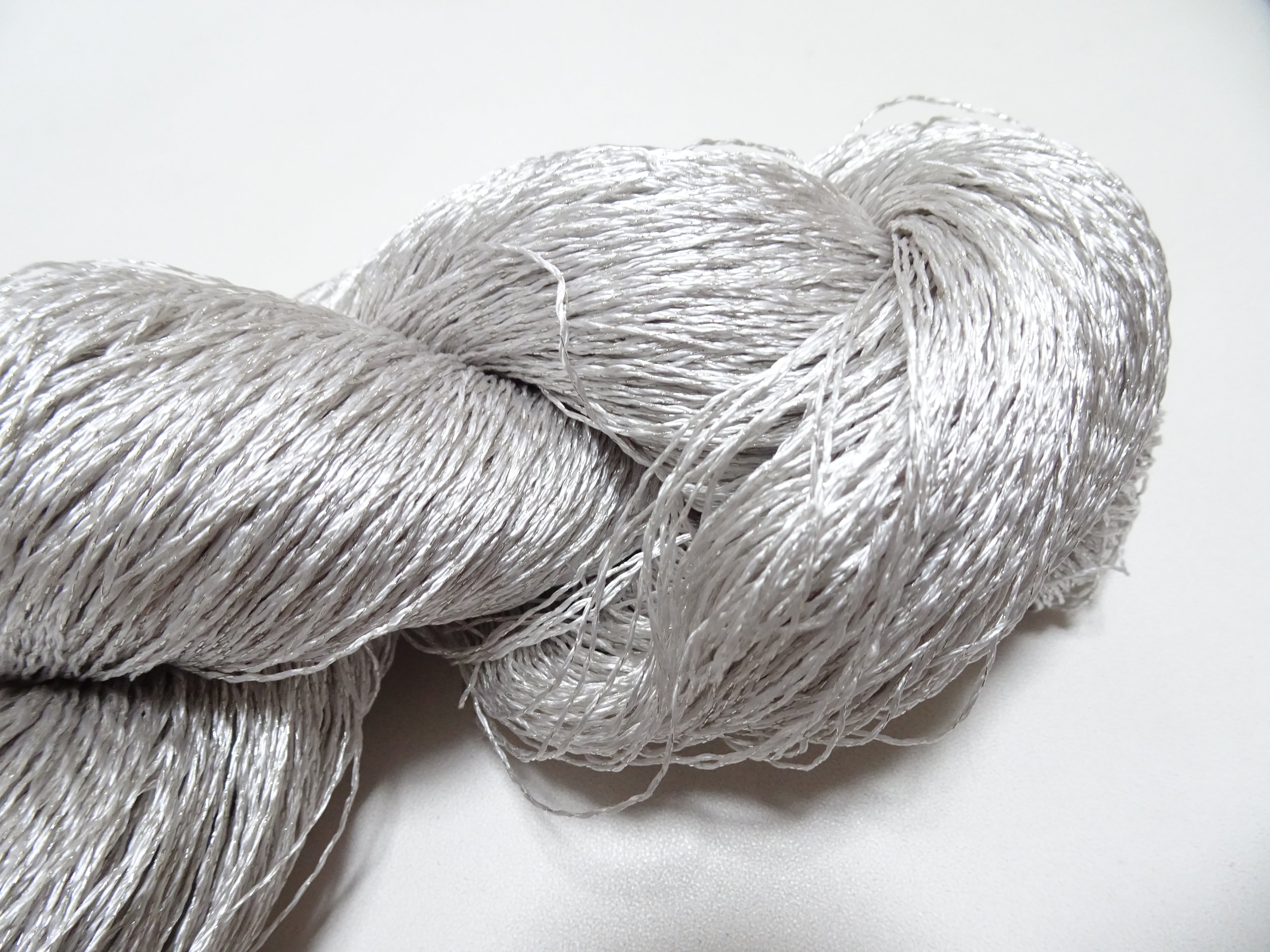 Japanese Vintage High Class Rare Silk Thread Mixture of Silvert embroidery 18495