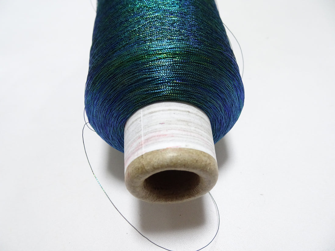 Special price!! Japanese vintage high class thread Aurora green A embroidery 5000M  0.16mm  16566
