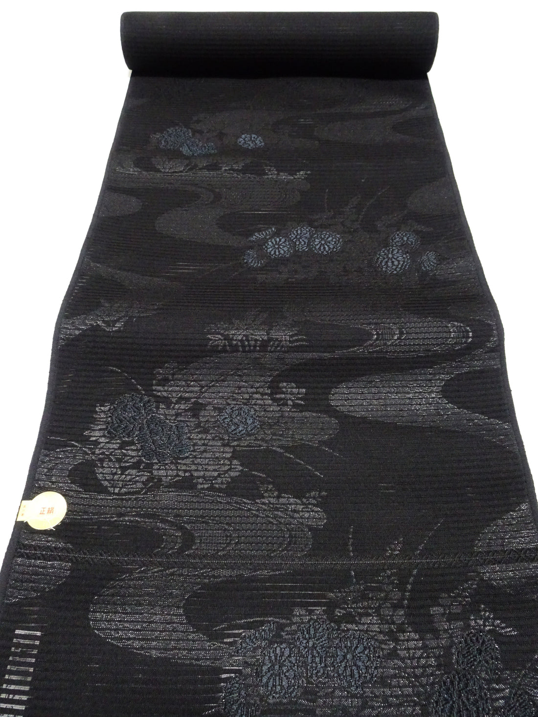 Japanese Ro Silk Bolts  Black / Omi Dyeing 17504