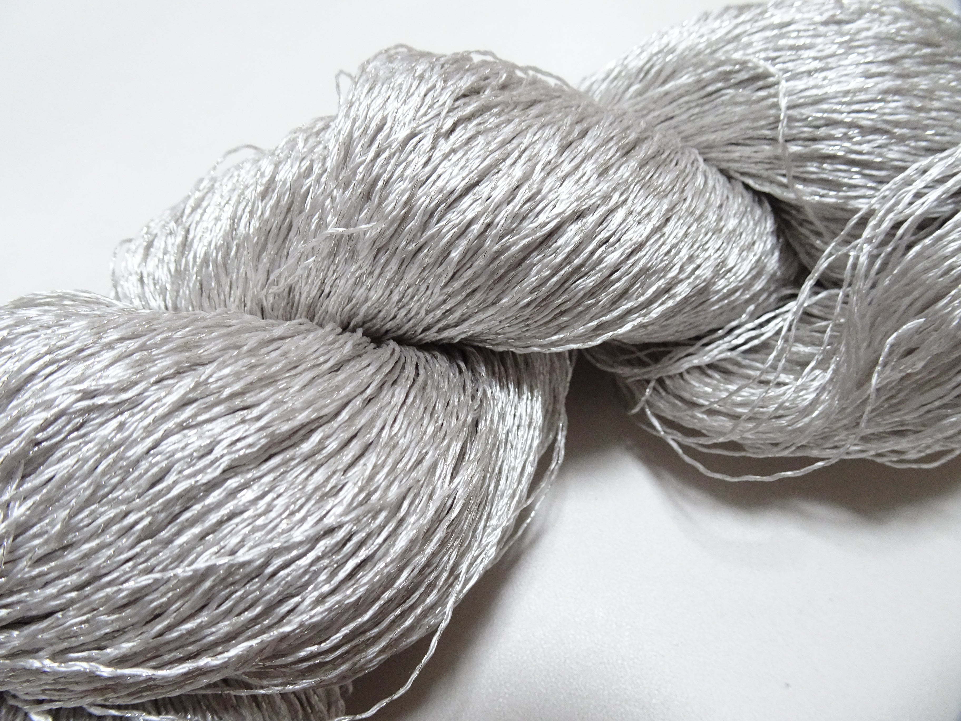 Japanese Vintage High Class Rare Silk Thread Mixture of Silvert embroidery 18495
