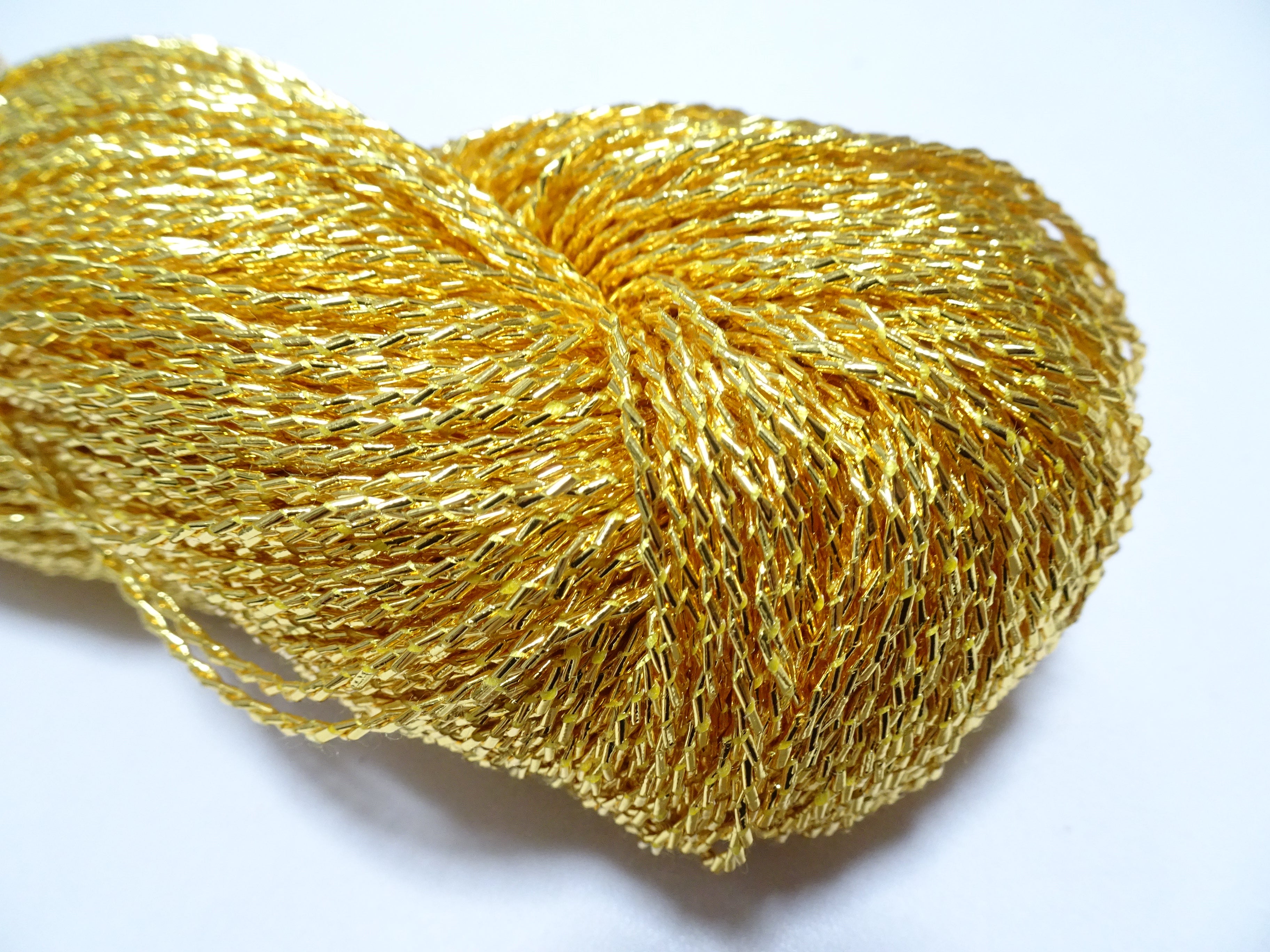 Special price!!　Japanese Vintage Rare Double Twist Gold leaf thread Embroidery 500M 1.30mm 16677