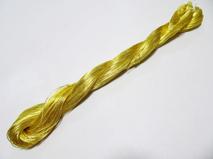 Limited to 10 pieces!! Japanese Vintage Gold Leaf Thread Kinkoma Embroidery 85 0.50mm 100M  16678