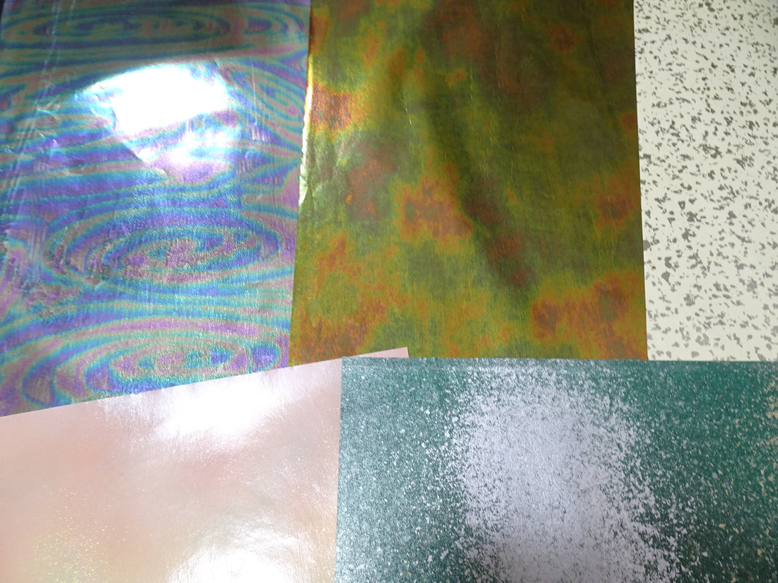 Japanese Vintage Rare Hikibaku Washi Paper 10 sheets 10397