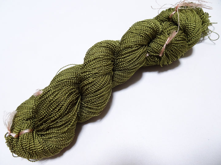 Japanese Vintage Kabe Silk Thread Embroidery & Weaving 16090