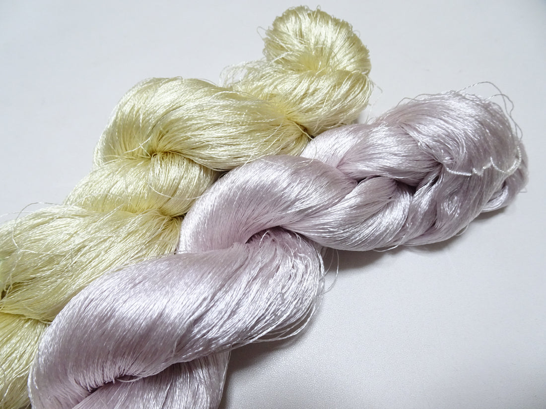 Japanese Vintage Twisted Silk Thread 2sets Embroidery 19942
