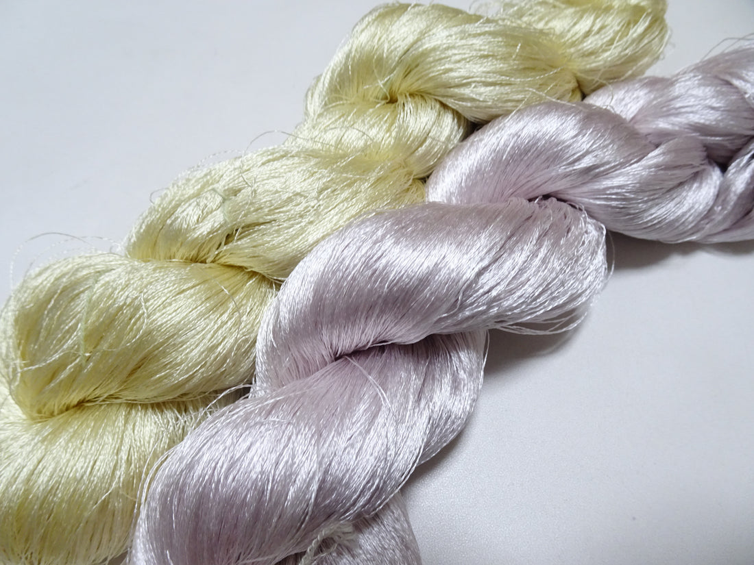Japanese Vintage Twisted Silk Thread 2sets Embroidery 19942