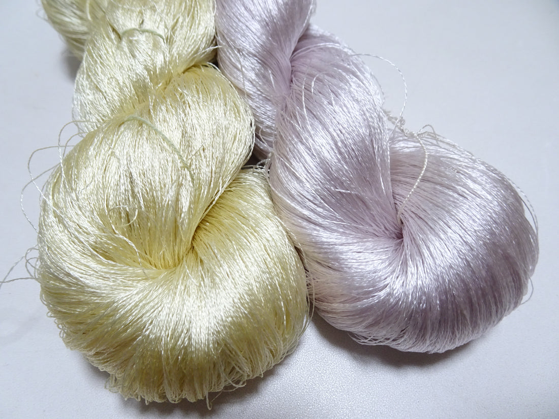 Japanese Vintage Twisted Silk Thread 2sets Embroidery 19942