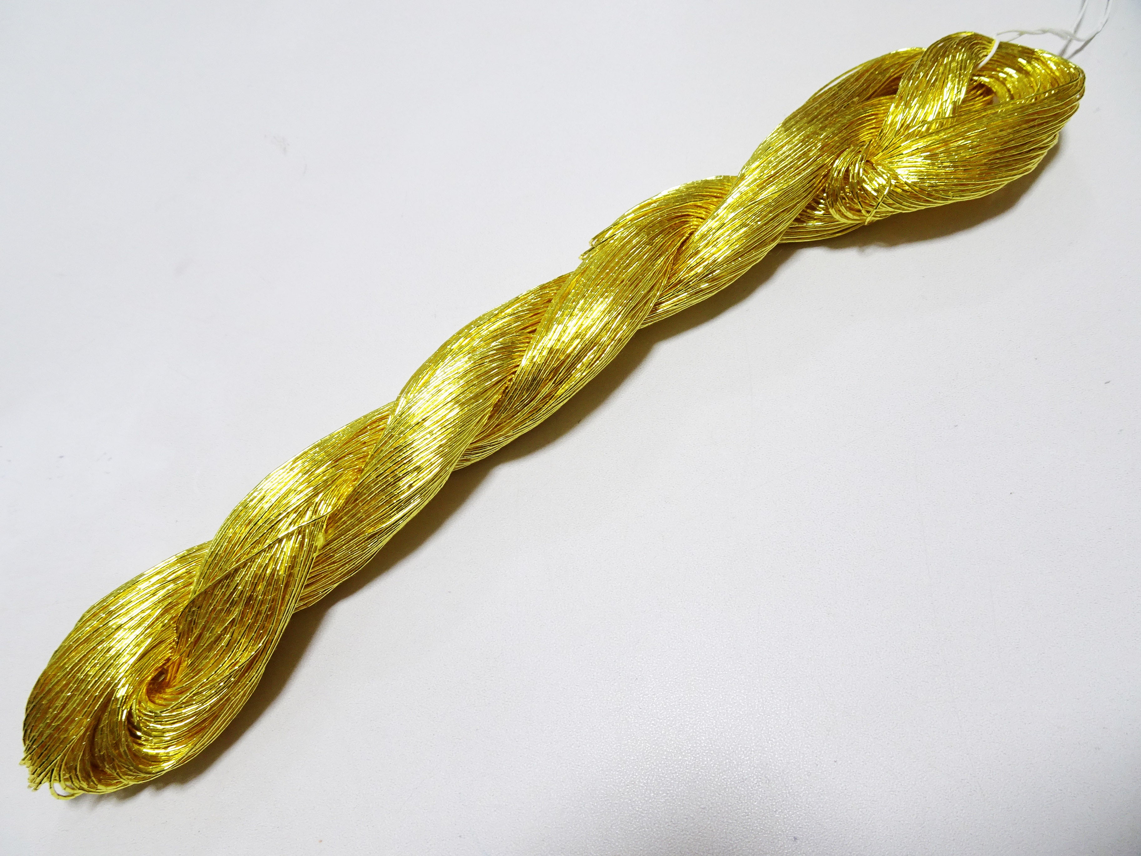 Limited to 9 pieces!! Japanese Vintage Gold Leaf Thread Kinkoma Embroidery 105 0.65mm 100M  16679