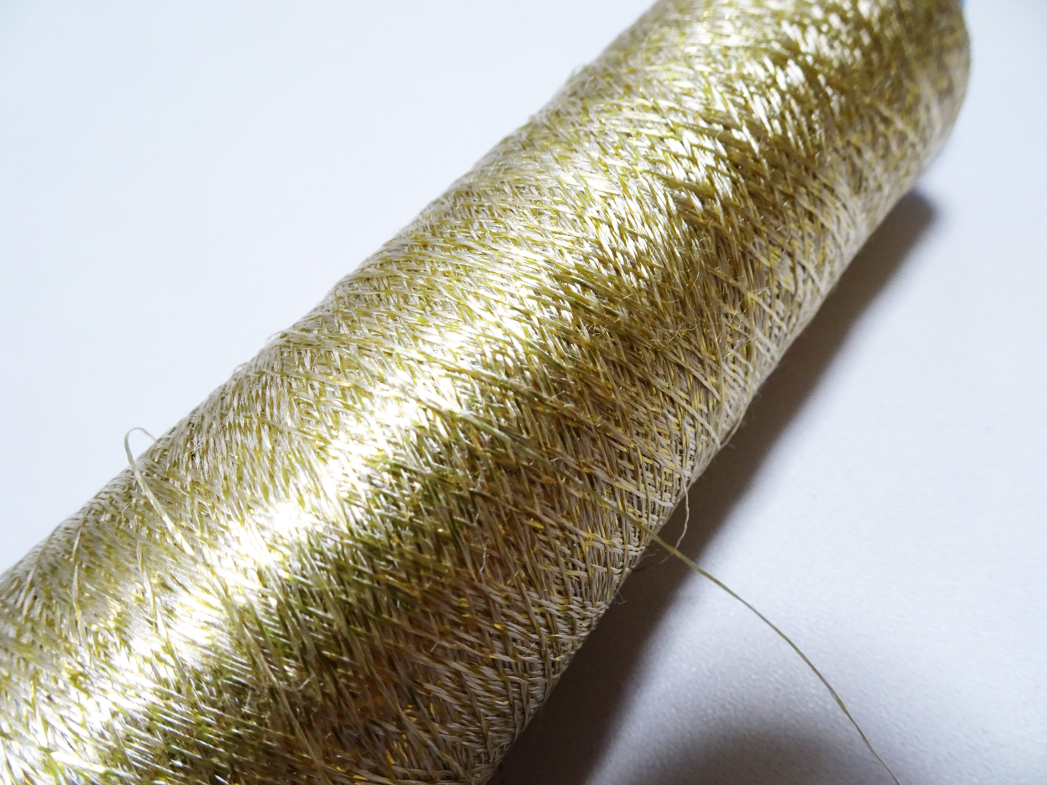 Special price!! Japanese Vintage Rare 24K gold leaf and Rayon Thread 1000M embroidery  16567