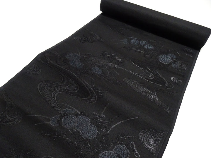 Japanese Silk Bolts  Black / Omi Dyeing 17505