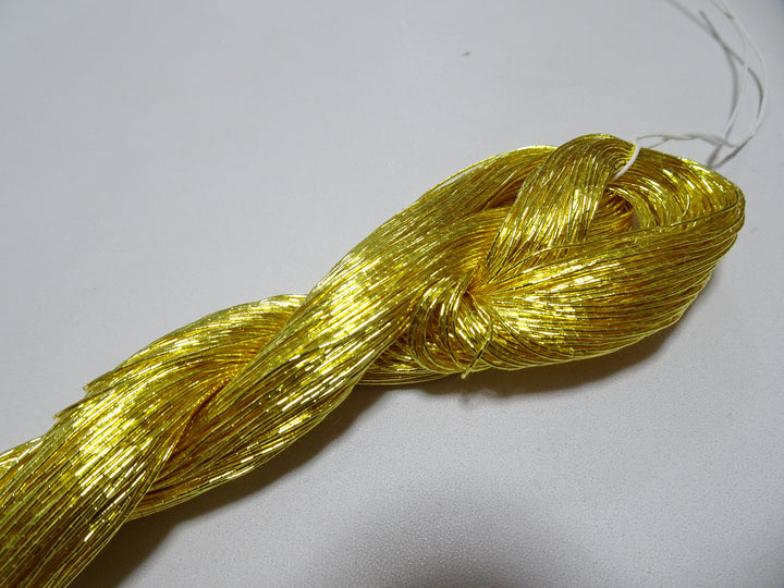 Limited to 9 pieces!! Japanese Vintage Gold Leaf Thread Kinkoma Embroidery 105 0.65mm 100M  16679