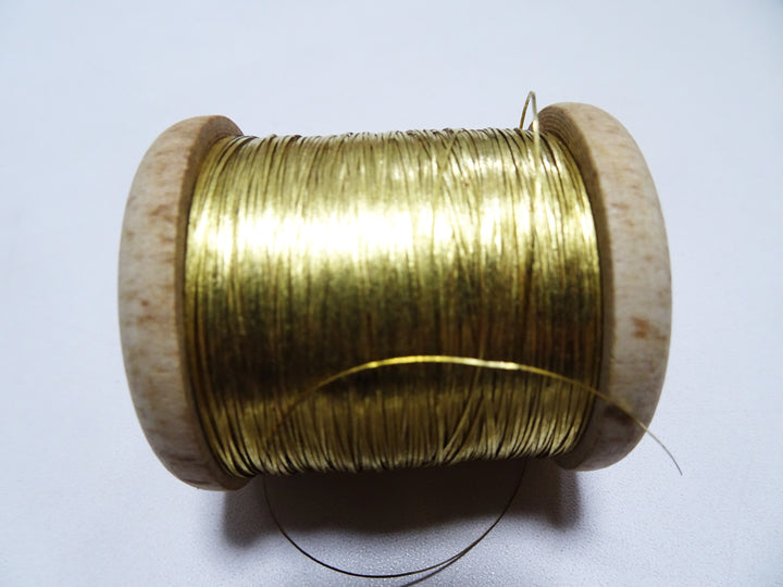 Special price!Japanese Vintage Super Rare Superb 24K gold leaf on both sides thread Hirahaku embroidery 16240