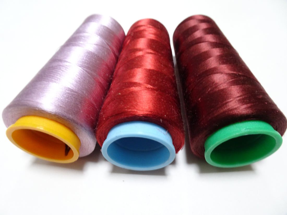 Special Price!! Japanese vintage silk thread 3sets Over 6000M embroidery 15256