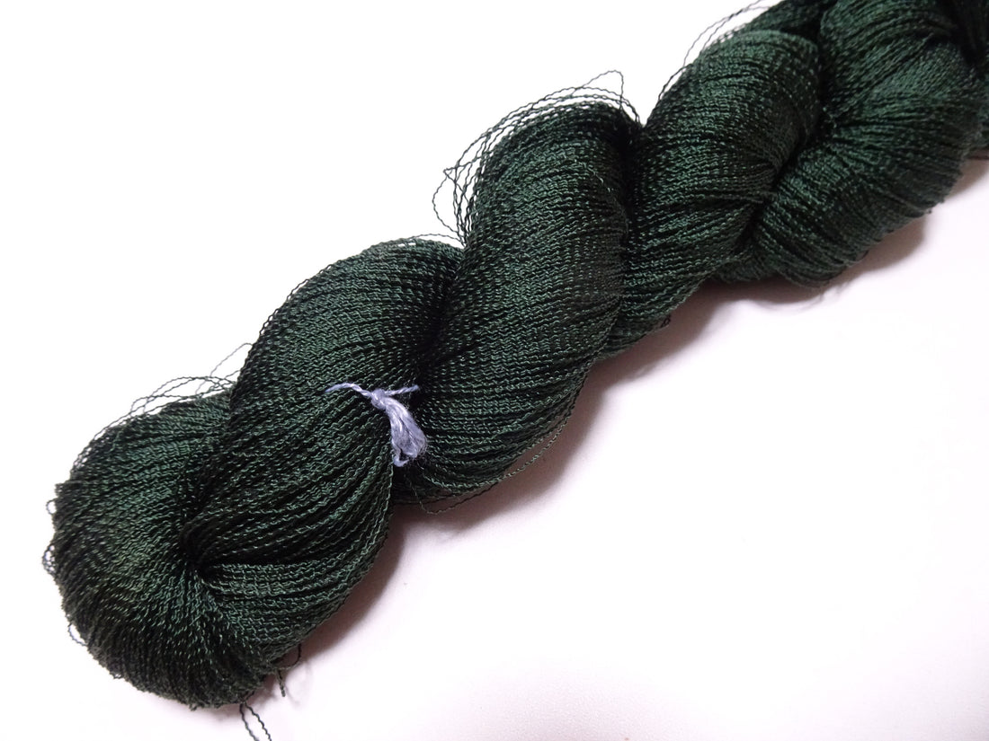Japanese Vintage Kabe Silk Thread Embroidery & Weaving 16091