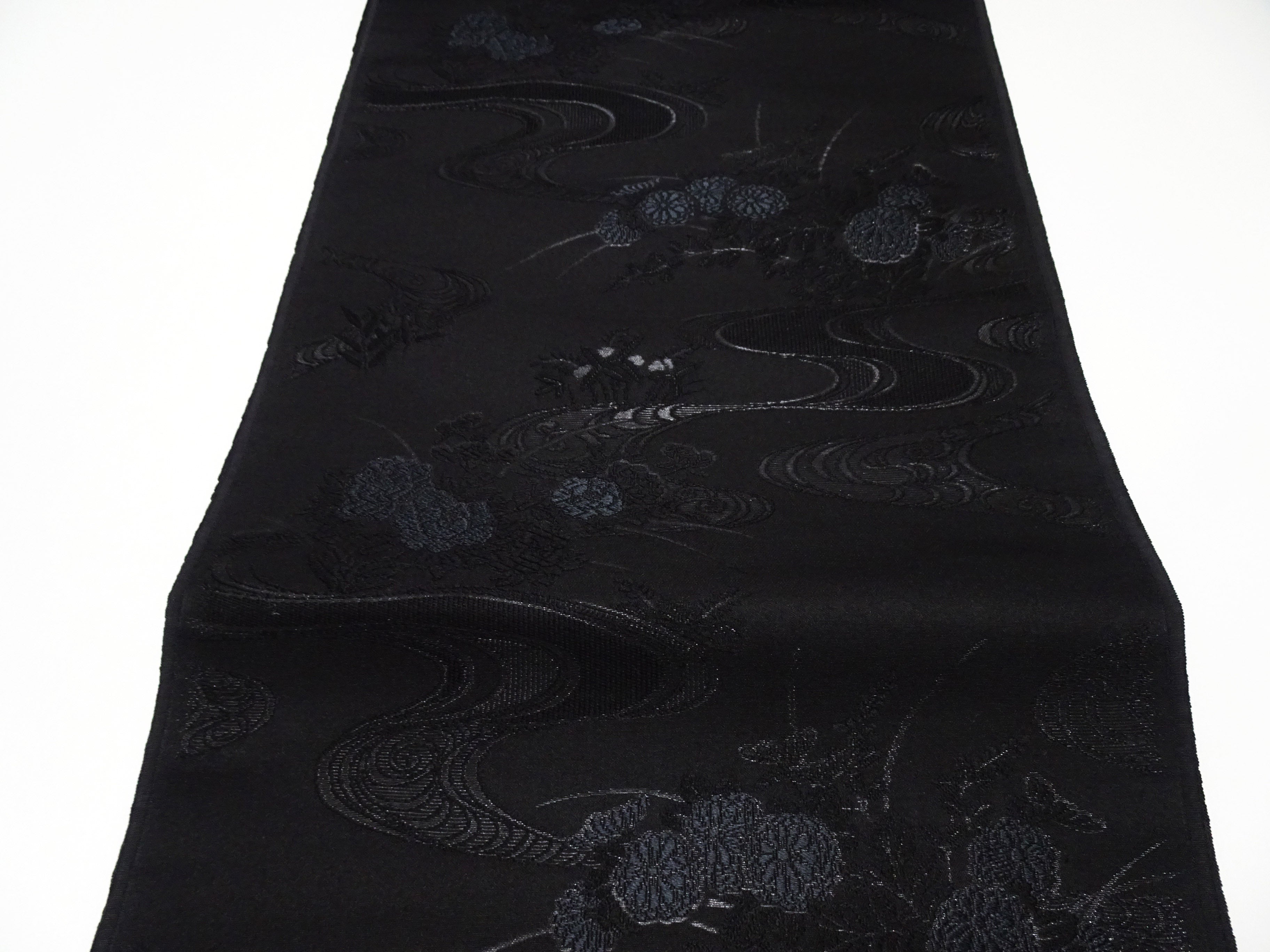 Japanese Silk Bolts  Black / Omi Dyeing 17505