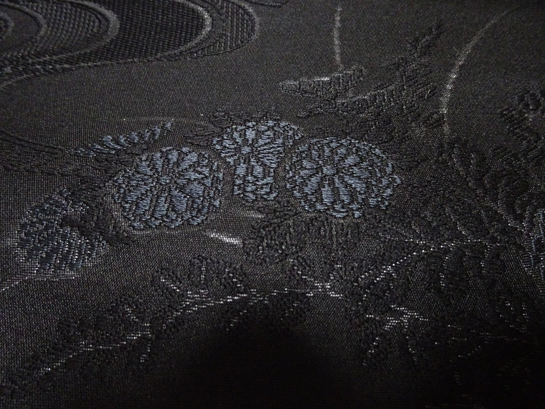 Japanese Silk Bolts  Black / Omi Dyeing 17505