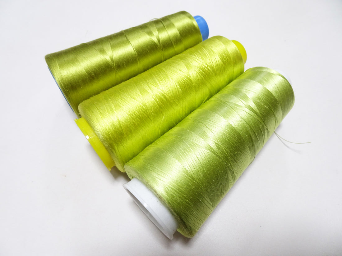 Special Price!! Japanese vintage silk thread 3sets Over 6000M embroidery 15257