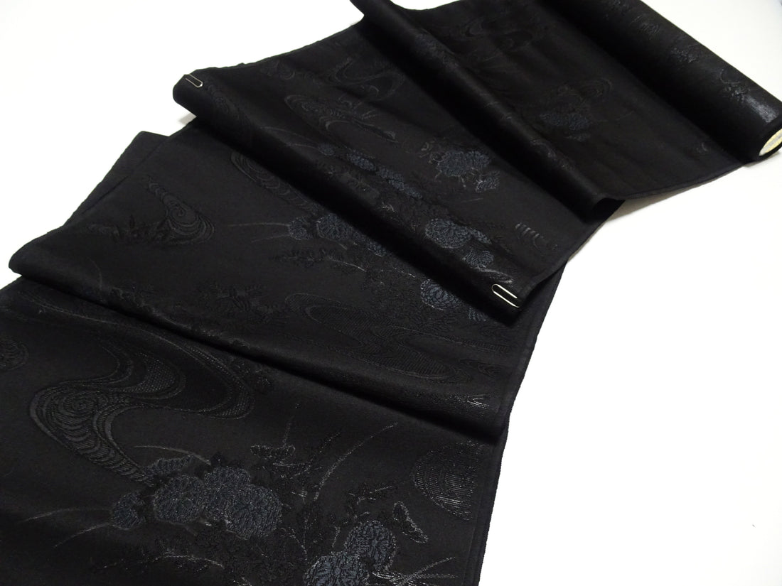 Japanese Silk Bolts  Black / Omi Dyeing 17505