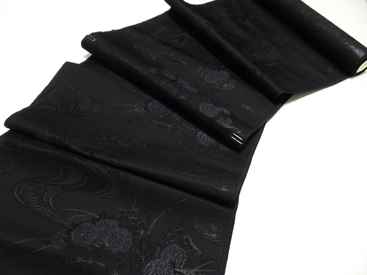 Japanese Silk Bolts  Black / Omi Dyeing 17505