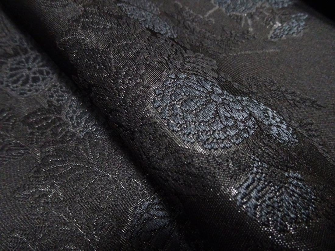 Japanese Silk Bolts  Black / Omi Dyeing 17505