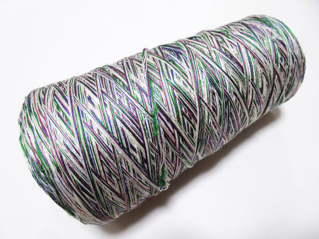 Japanese Tanaka Gen Silk – One-of-a-Kind Hand-Dyed Artistic Silk Thread, Rare Japanese Artisan Yarn, Limited Stock 19175