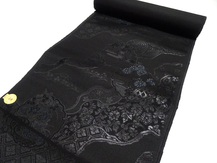 Japanese Silk Bolts  Black / Omi Dyeing 17506