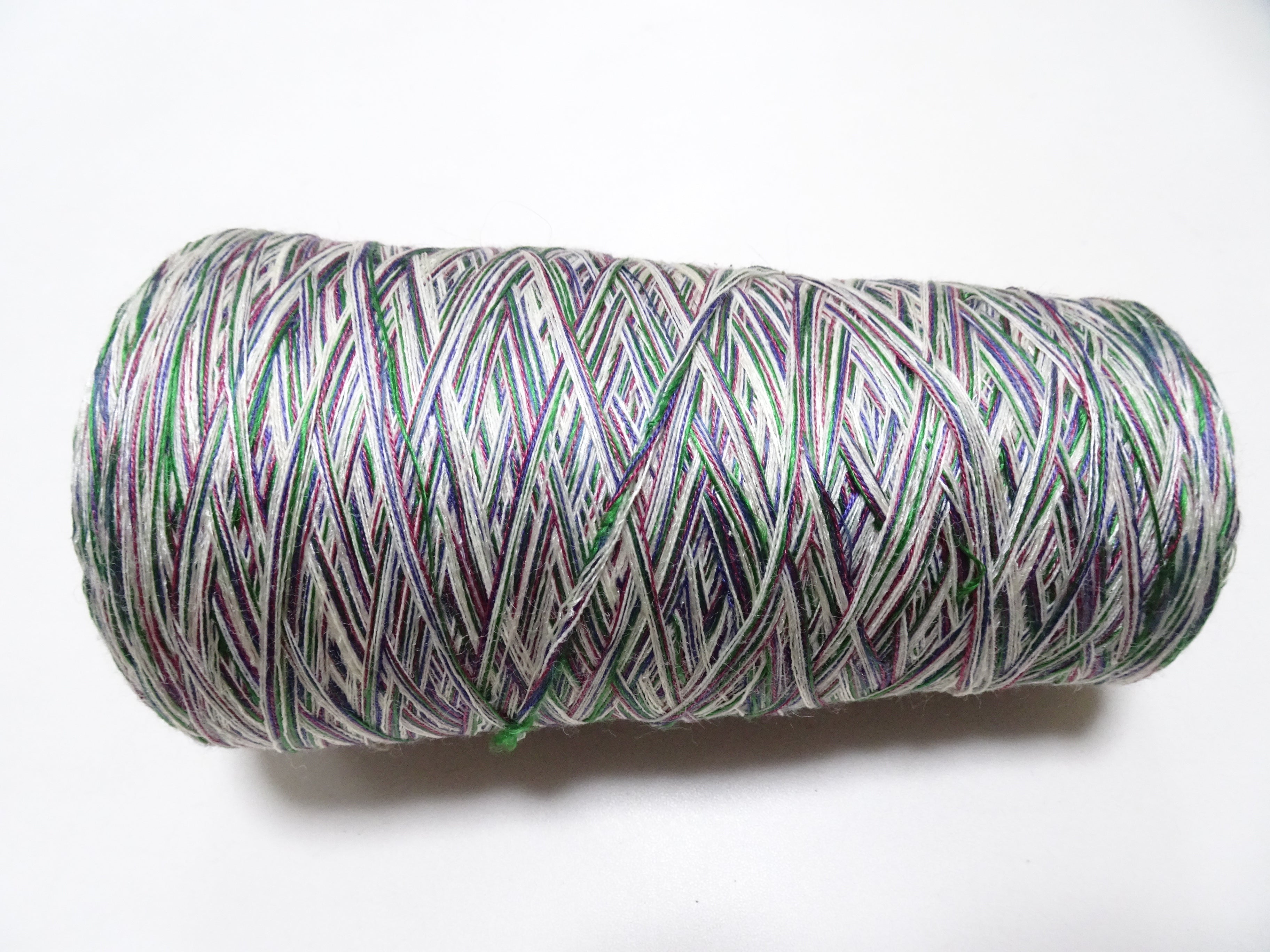 Japanese Tanaka Gen Silk – One-of-a-Kind Hand-Dyed Artistic Silk Thread, Rare Japanese Artisan Yarn, Limited Stock 19175