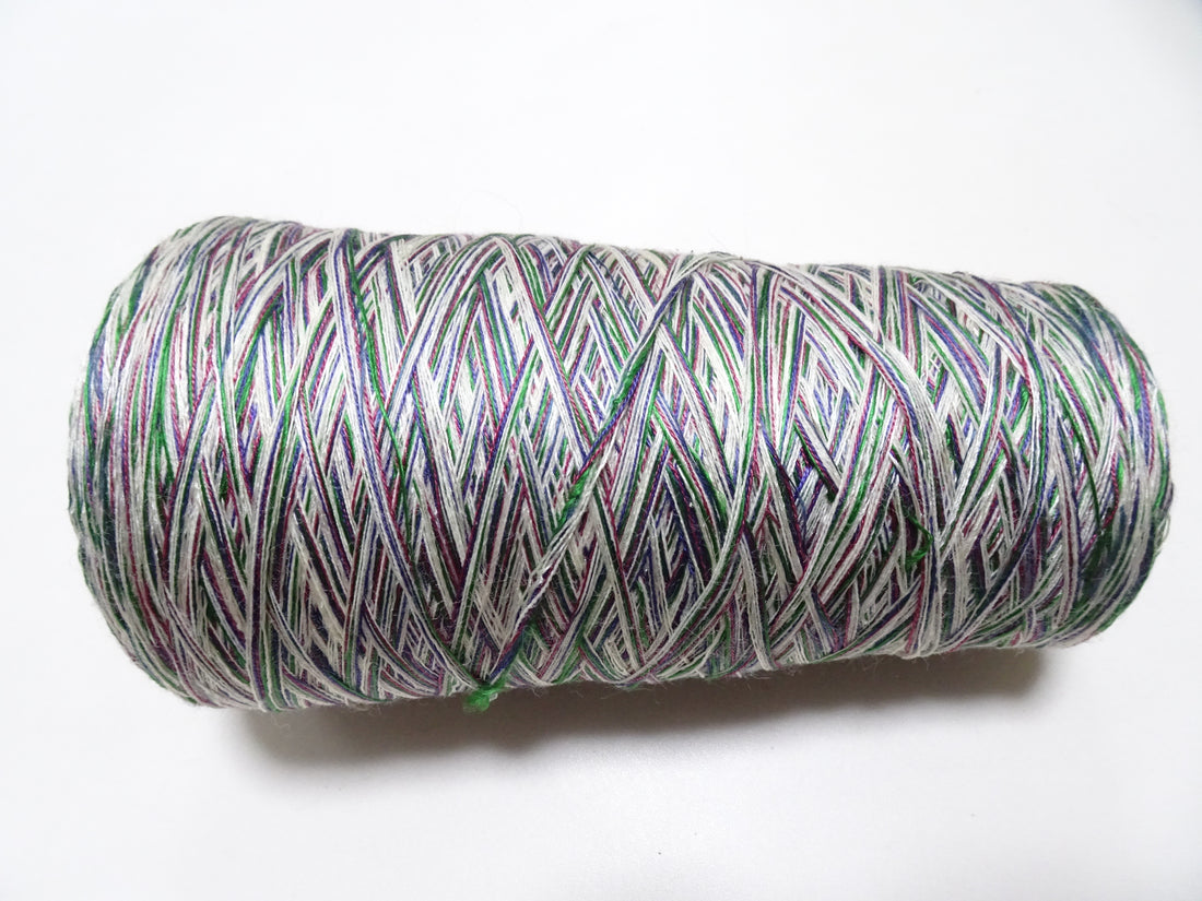 Japanese Tanaka Gen Silk – One-of-a-Kind Hand-Dyed Artistic Silk Thread, Rare Japanese Artisan Yarn, Limited Stock 19175