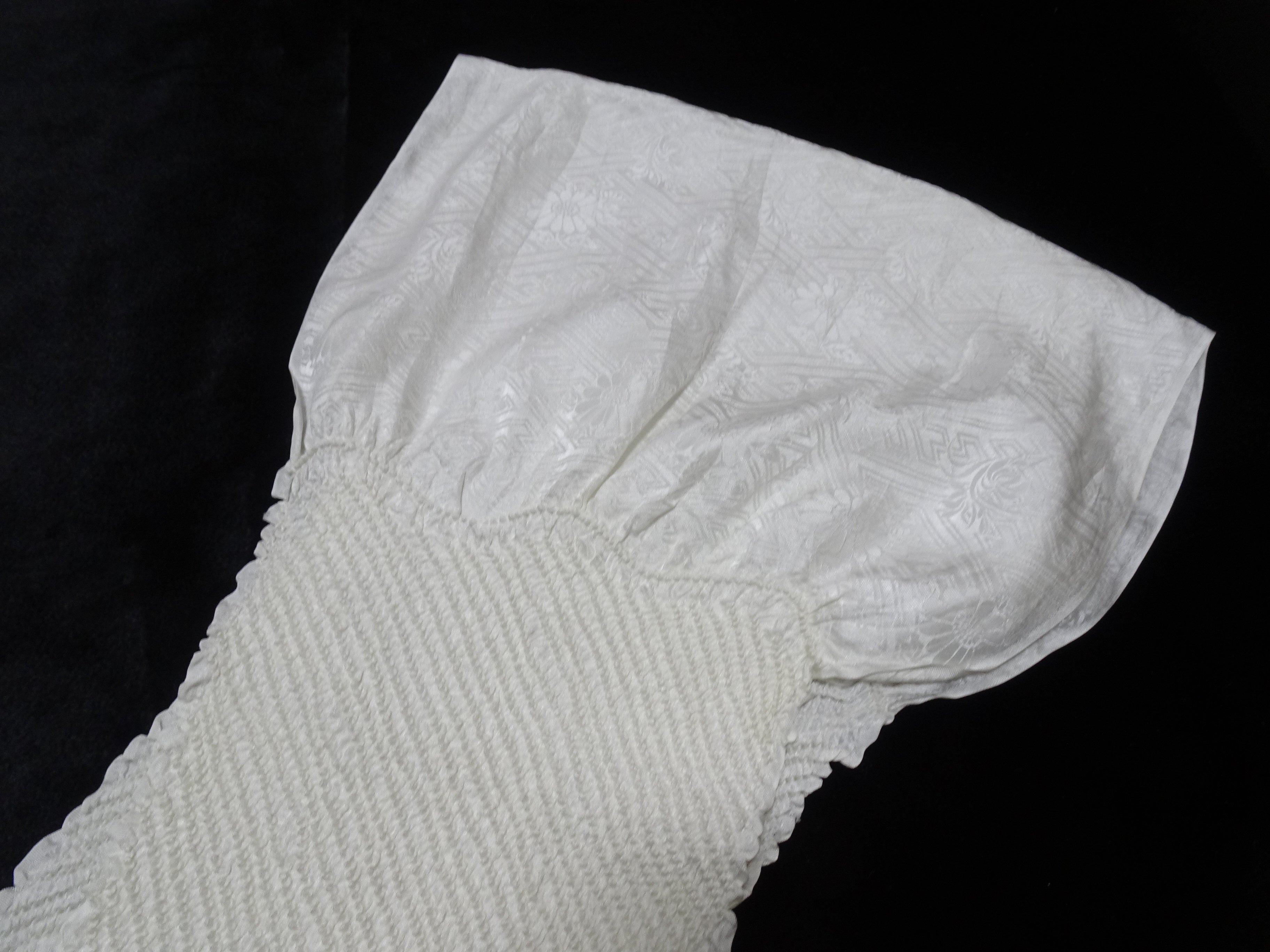Japanese Kimono Silk Obi Age Shibori  18088