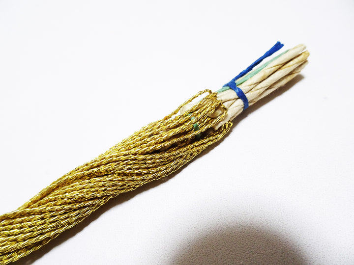 Special price!!　Japanese Vintage Rare Double Twist Gold leaf thread Embroidery 10M 0.90mm