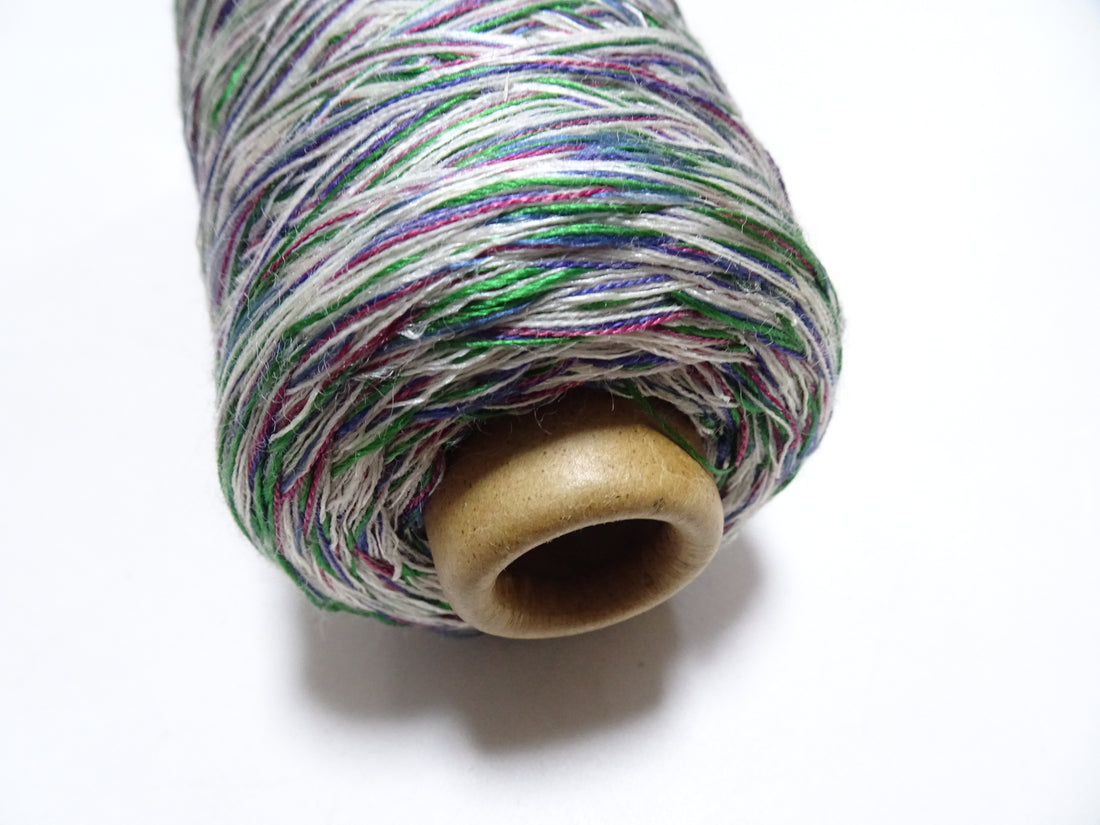 Japanese Tanaka Gen Silk – One-of-a-Kind Hand-Dyed Artistic Silk Thread, Rare Japanese Artisan Yarn, Limited Stock 19175
