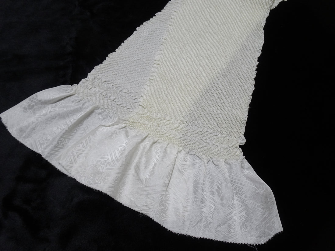 Japanese Kimono Silk Obi Age Shibori  18088