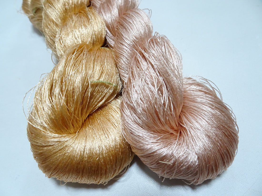 Japanese Vintage Twisted Silk Thread 2sets Embroidery 19945