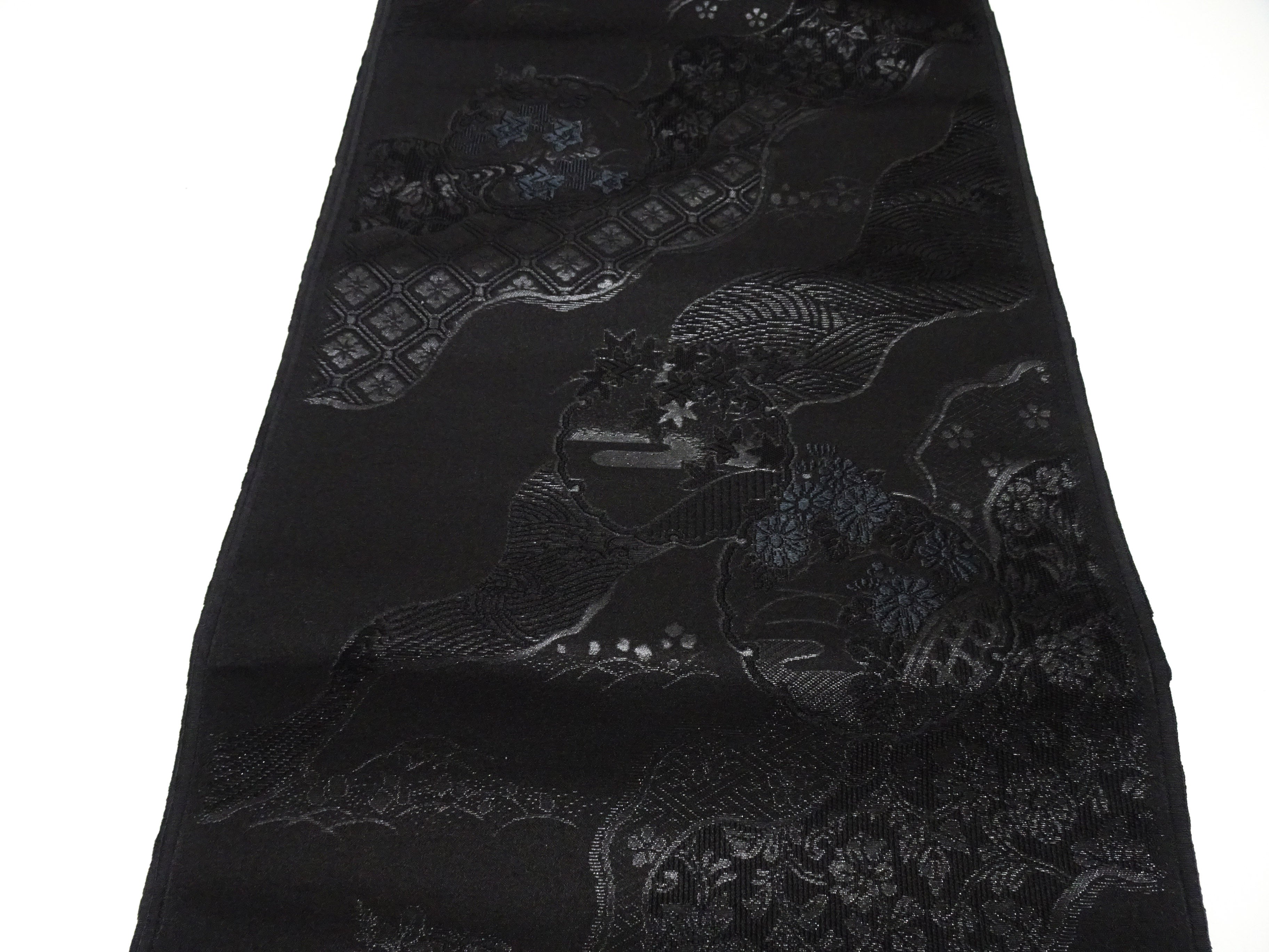 Japanese Silk Bolts  Black / Omi Dyeing 17506