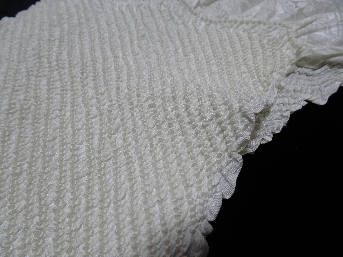Japanese Kimono Silk Obi Age Shibori  18088