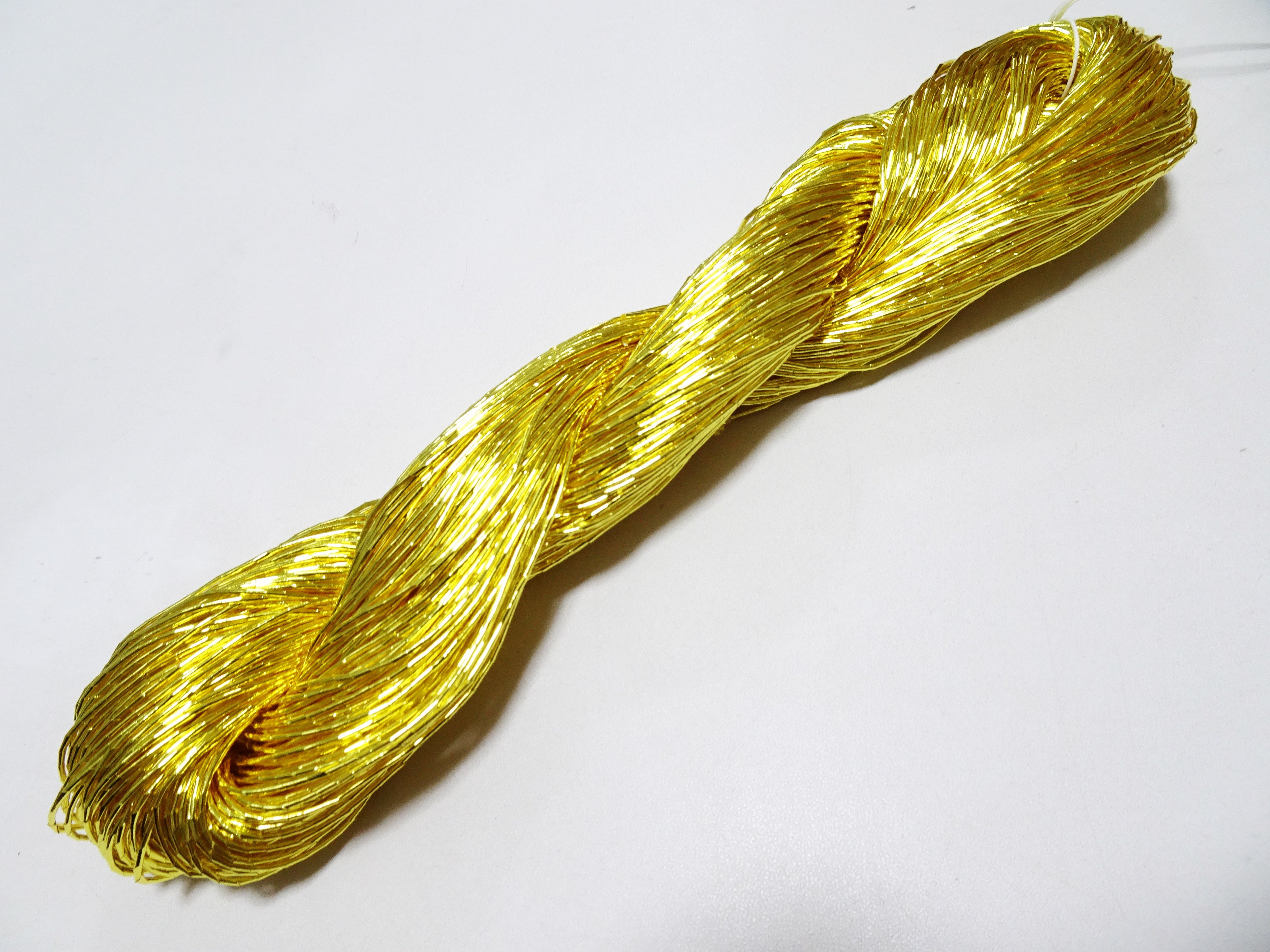 Limited to 5 pieces!! Japanese Vintage Gold Leaf Thread Kinkoma Embroidery 165 0.90mm 100M  16682